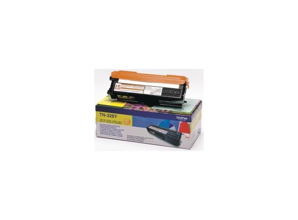 Toner BROTHER TN328Y 6K gul 